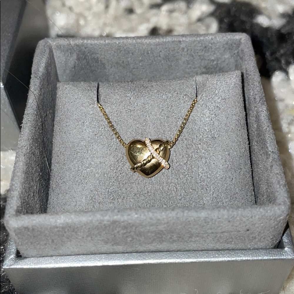 David Yurman Heart Pendant Necklace